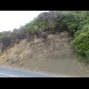Rock strata. The Catlins, the region which I am passing through today, has many parallel ridges of h...