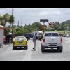 Vehicles in Waihola.