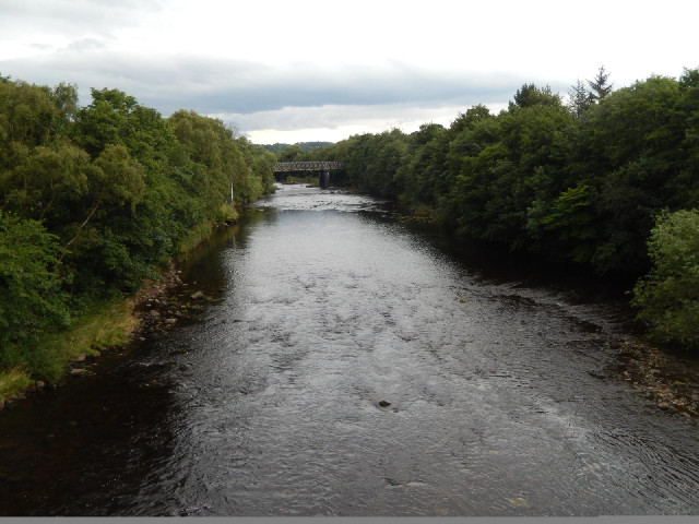 The South branch of the River Tyne, close to where it merges with the North branch.