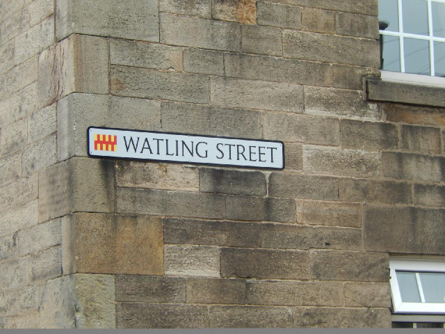 The Watling Street that I know is the old Roman road from Dover to somewhere near Wrexham. This must...
