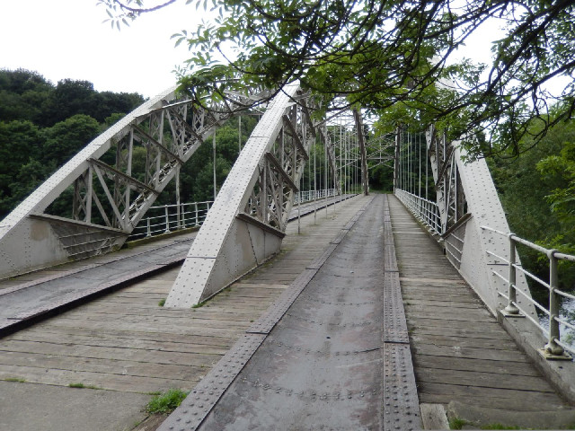 I didn't expect this. It's the Hagg Bank Bridge, which was originally a railway bridge and one of th...
