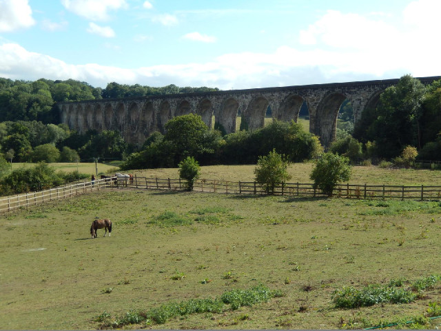 Another viaduct. I did get a good look along it from the hill on the left but I was moving fast and ...