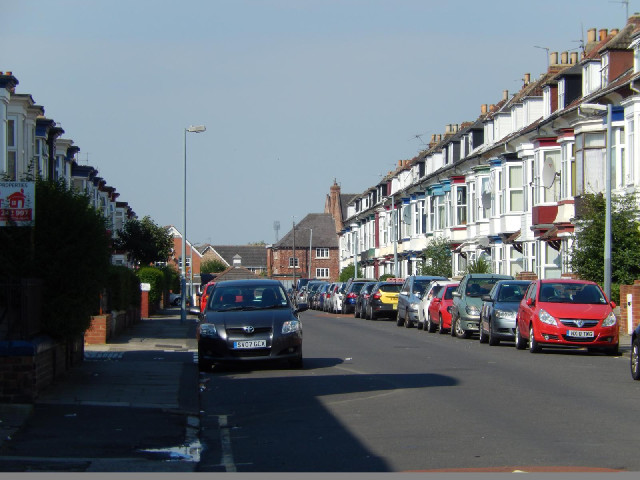 The houses beyond the end of this street are where the old football ground used to be.