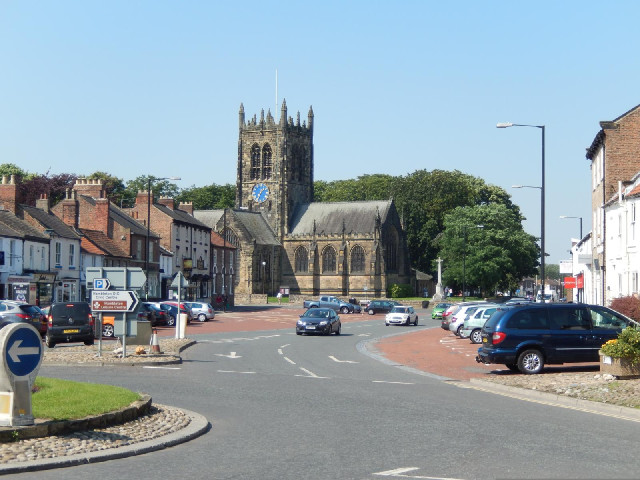 Northallerton, the administrative centre of North Yorkshire.