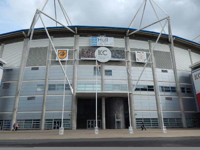 I have two issues with this stadium. The first is that it's shared by two clubs, called Hull City an...