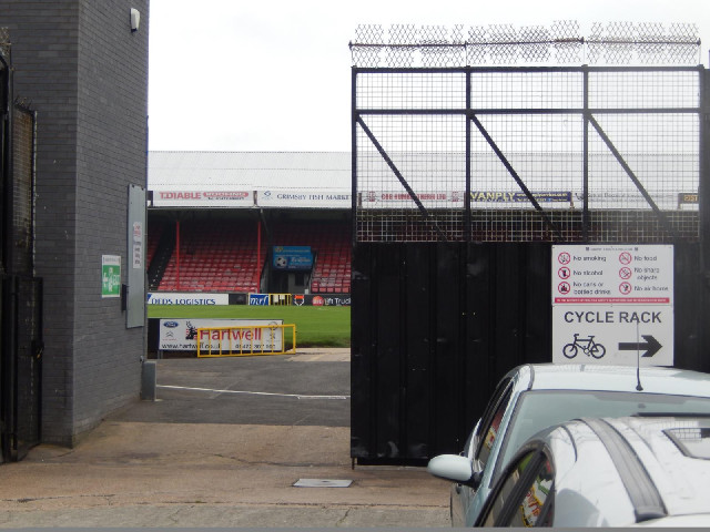 This ground has clearly signed bike parking.