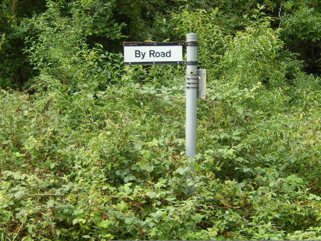 Ah, "By road" signs. I had forgotten about these. They are common in East Anglia but not e...