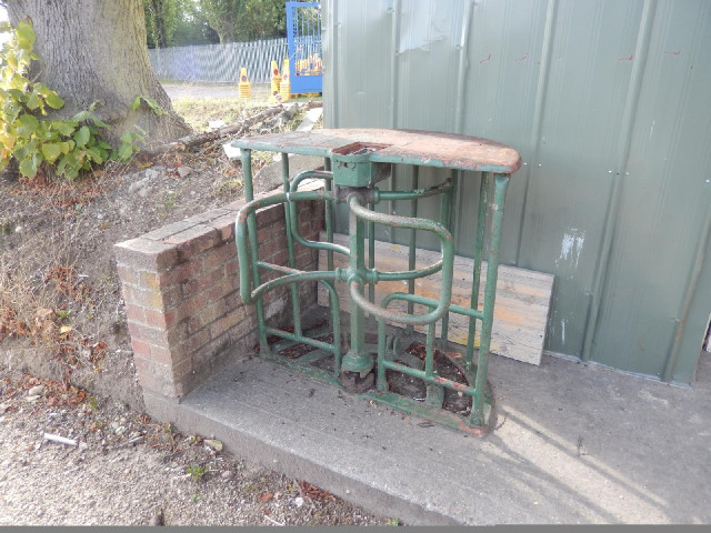 An old turnstile. I've just checked the aerial photographs online and the wall in the previous pictu...
