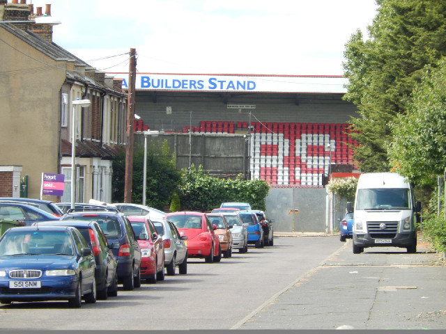 Part of Dagenham and Redbridge's Victoria Road ground.