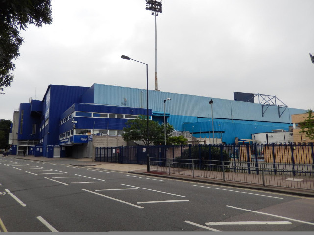 Straight on to another ground. This is Loftus Road, the home of Queens Park Rangers. First game 1904...