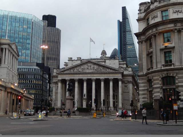 Until recently, I thought the building in the middle here was the Bank of England but it's actally t...