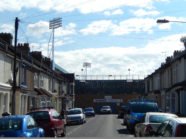 The Priestfield Staduim, home of third division team Gillingham.