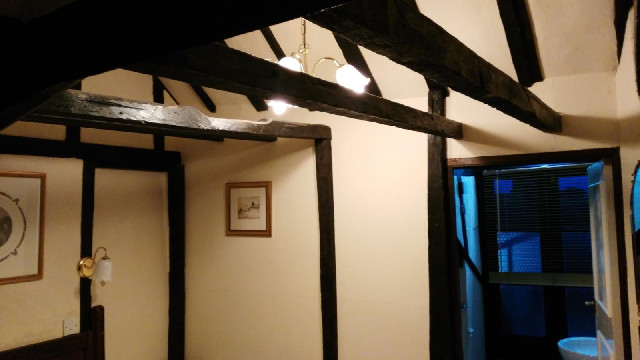 These beams will provide a good place for drying clothes.