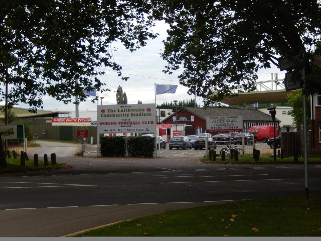 The Kingfield Stadium seems to also be called the Laithwaite Community Stadium. There are signs here...