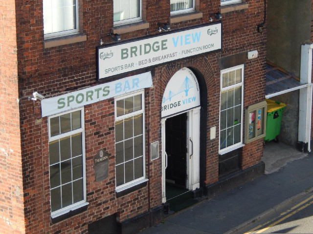 "Bridge View" seems like a sensible name for a bar near the Runcorn-Widnes bridge but I do...