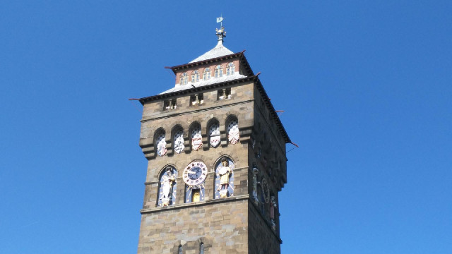 The castle's clock.