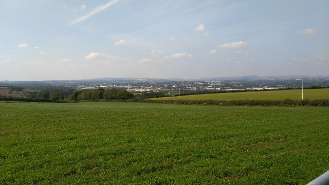 A view towards Bridgend.