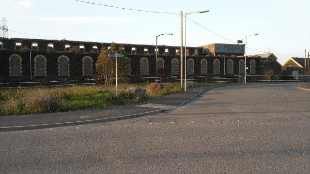 The signs imply that this is a preserved 1940s building. The road which I've been using for the last...