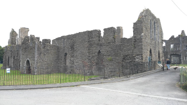 The remains of Neath Abbey.