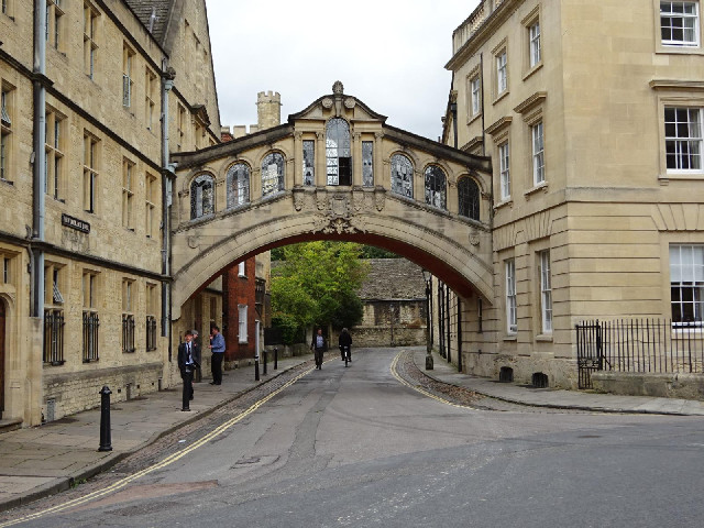 Oxford's Bridge of Sighs, part of Hertford College.