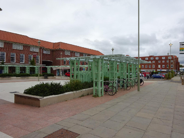 The town centre of Welwyn Garden City.