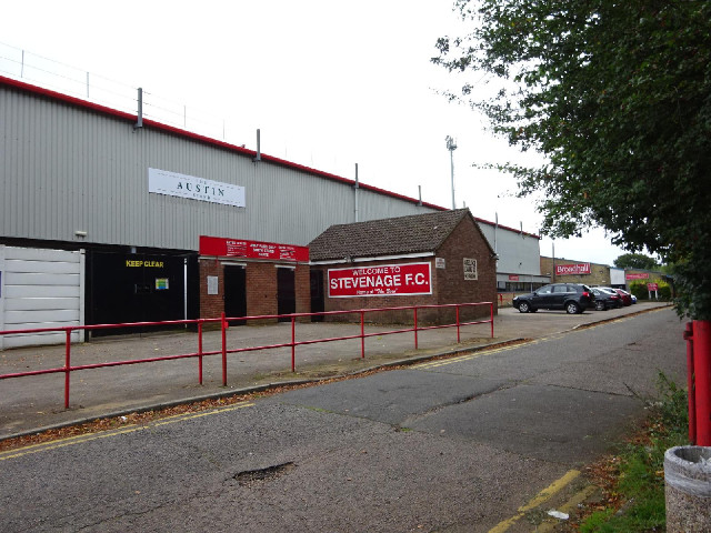 Broadhall Way, also known by the possibly undesirable name of the Lamex Stadium. This is one of the ...