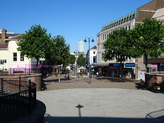 George Street, Luton's main shopping street.