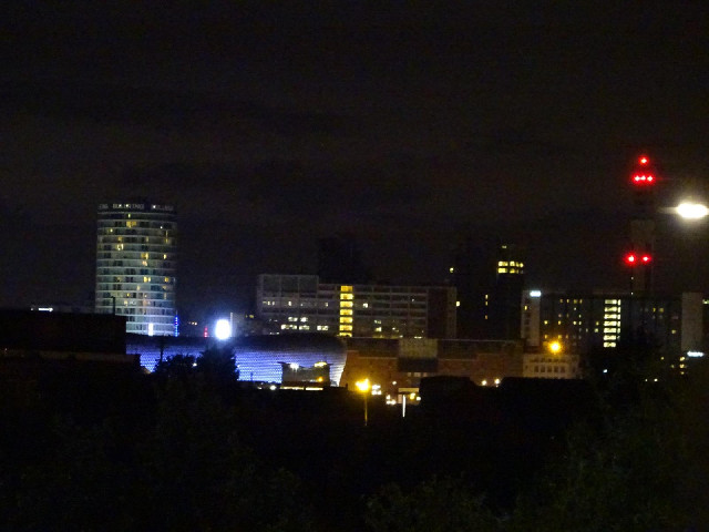 Birmingham by night.