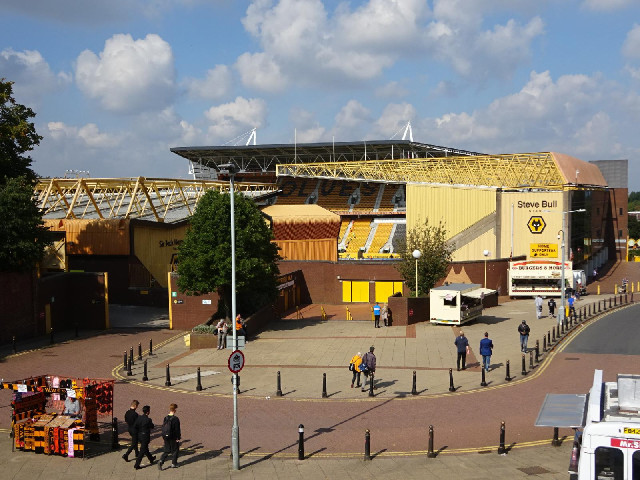 My last ground, Molineux, the home of second division team Wolverhampton Wanderers....