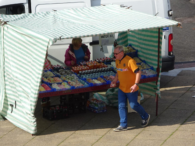 I haven't seen a sweet stall at a football ground before.