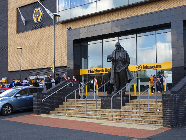 I'm afraid I don't actually know who he is. He's in front of the Stan Cullis stand but I know from e...