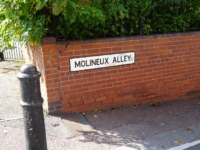 The name comes from Benjamin Molineux, who bought this land in 1744.