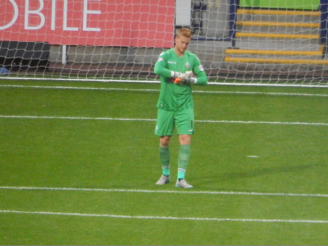 The Bolton goalkeeper.