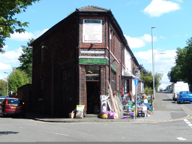An old-fashioned hardware shop.