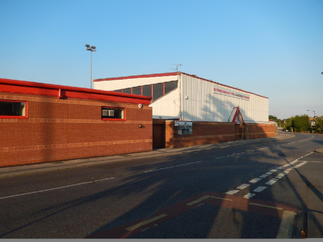 Moss Lane. First game 1910. Capacity 6085. Record attendance 10275....