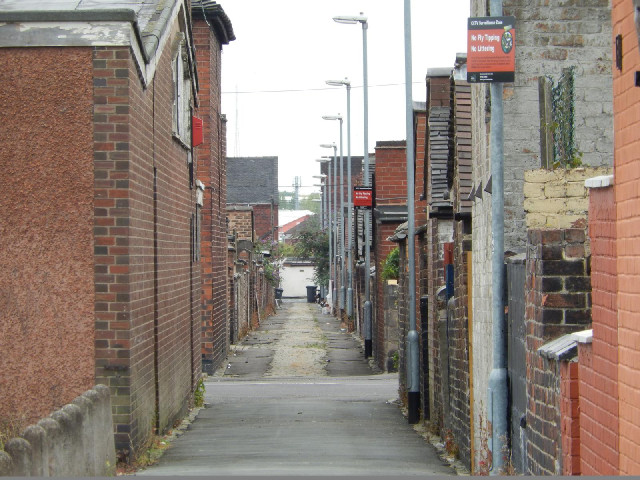 A back street.