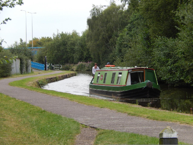 The canal which shares the Trent's valley but is navigable.