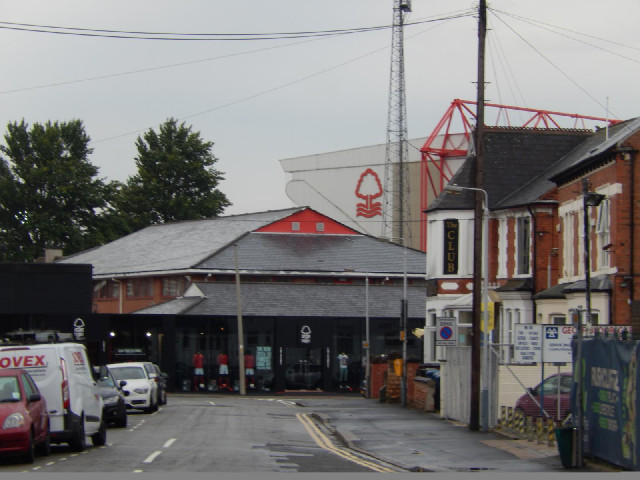 The City Ground, seen from Trent Bridge.