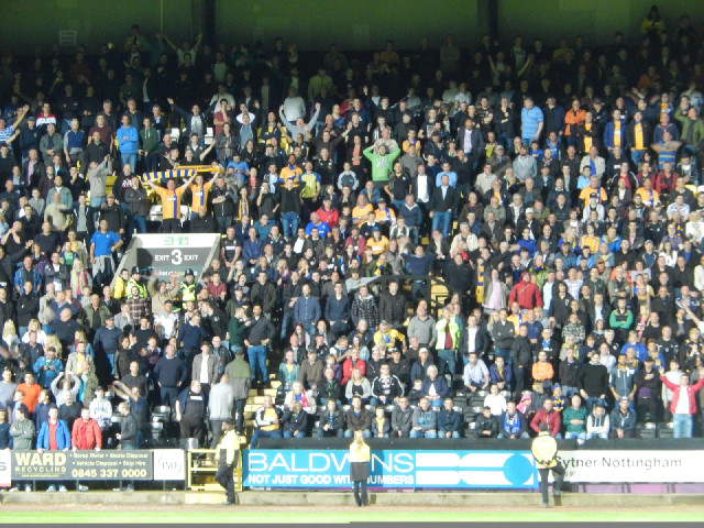 Mansfield supporters.