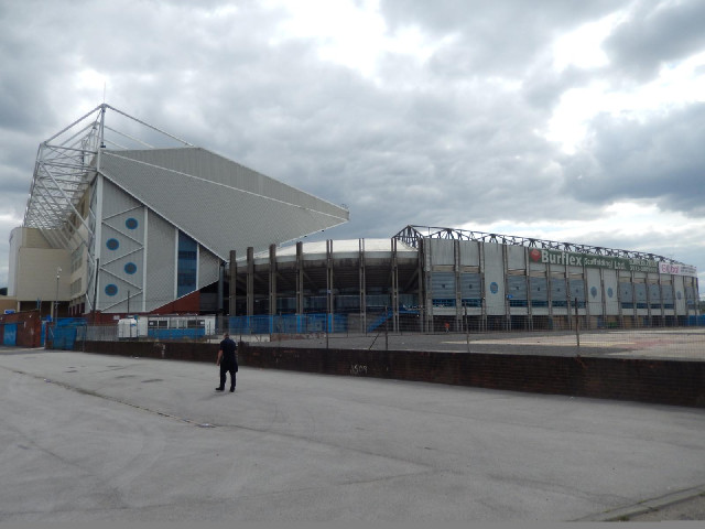 Elland Road, home of Leeds United. This is one on my list of top division grounds from the 1995-1996...