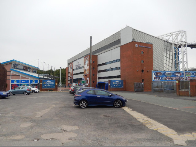 Ewood Park, home to Blackburn Rovers. This was originally a multi-purpose sports venue. The first fo...