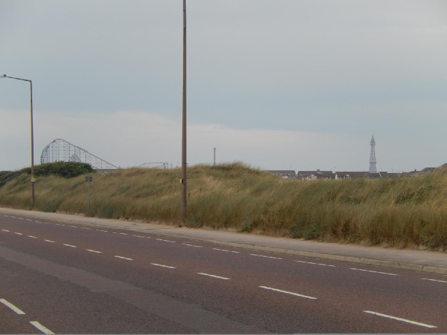 My first view of Blackpool.