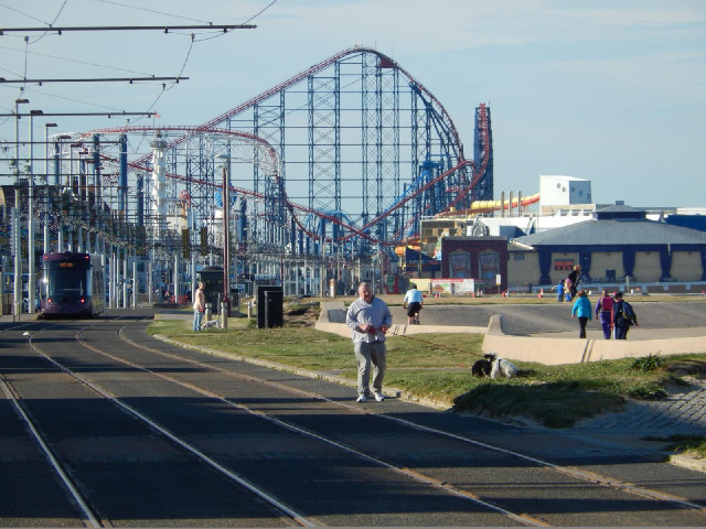 Blackpool in the morning.