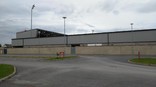 The Globe Arena, home of fourth division team Morecambe. First game 2010. Capacity 6476. Record atte...