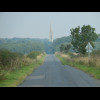 The road towards South Dalton. Somehow, in taking this picture I managed to disorientate myself and ...