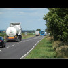 For the first few kilometres, this road had a nice wide strip for me to ride on outside the white li...