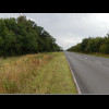 For about an hour, I will be riding on this road, the old A1, which runs alongside the modern A1(M) ...