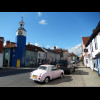 More interesting colours. This town is Coggeshall, whose football club had a banner proclaiming that...