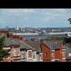 A view towards the Liverpool side of the Mersey. Unfortunatley, I'm pretty sure bikes aren't allowed...