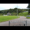 There are two rugby pitches on the elliptical grass area on the left. The ornate building is their p...